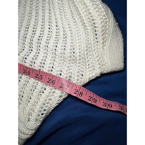 CJ Banks knit fringe open sweater cardigan womens 2X cottagecore fairy boho - Picture 6 of 8